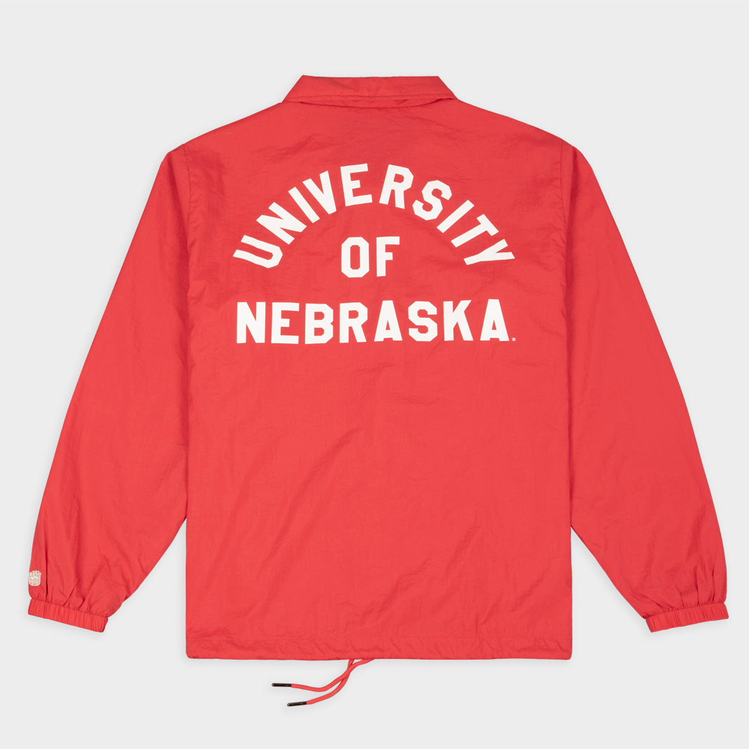 Nebraska Cornhuskers Football Helmet Coaches Jacket