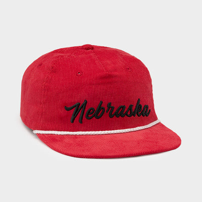 Retro Nebraska Cornhuskers Corduroy Hat