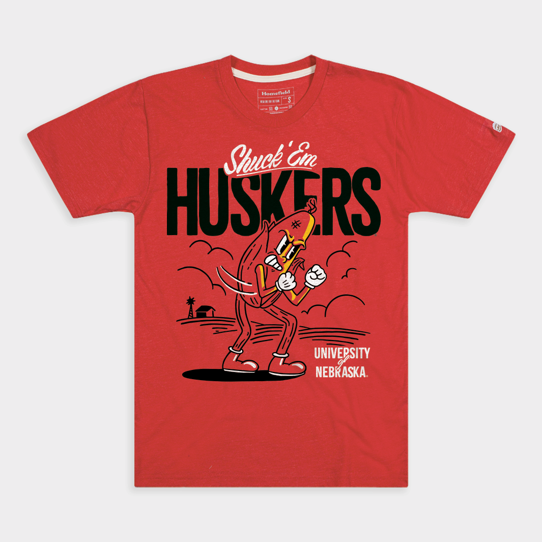 Nebraska "Shuck 'Em Huskers" Tee