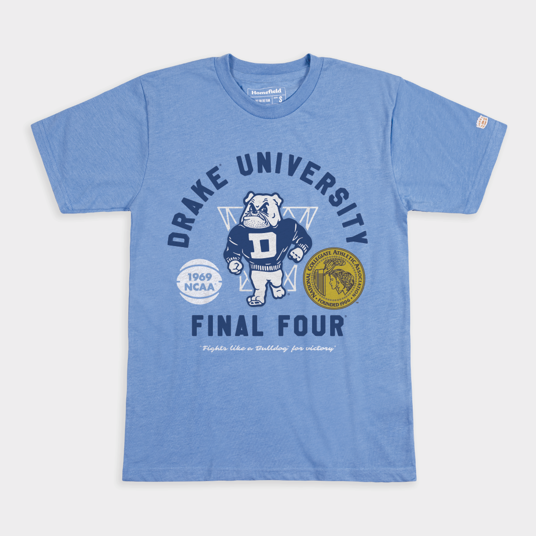 Drake Bulldogs Basketball 1969 Final Four Tee