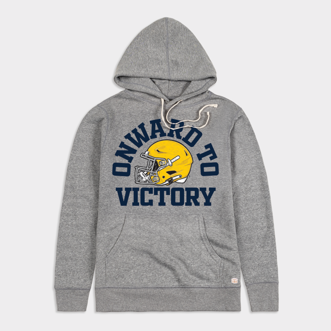 Notre Dame 2025 "Onward to Victory" Helmet Hoodie