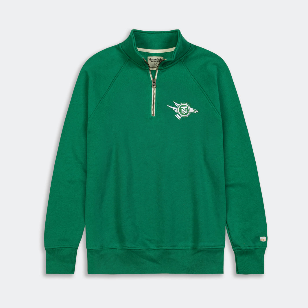 North Texas Mean Green Retro Logo Quarter Zip