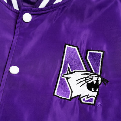 Northwestern Wildcats Vintage Script Bomber Jacket