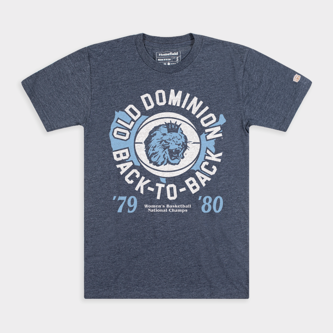 Old Dominion Women's Basketball Back-to-Back Champs Tee