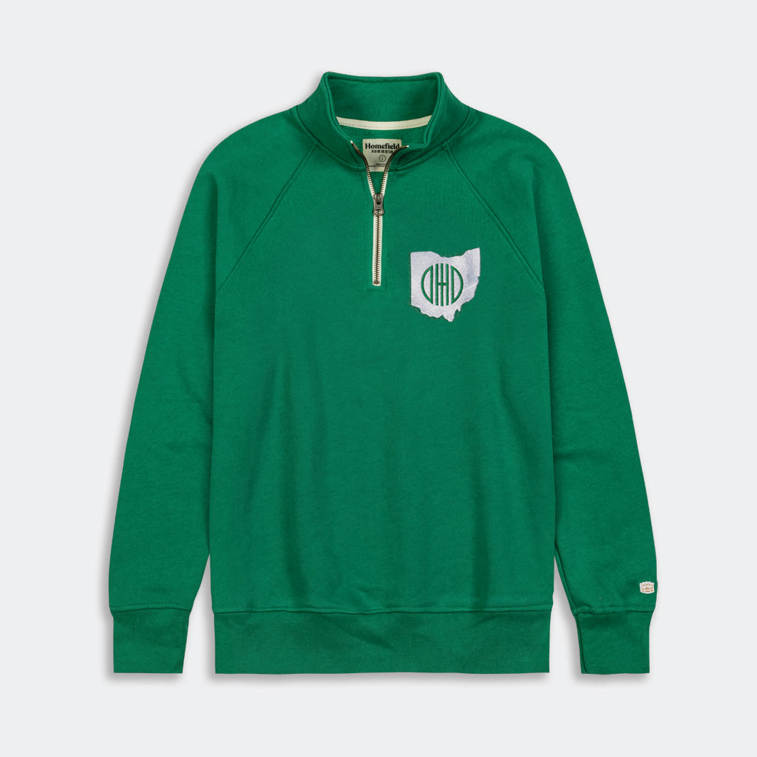 Ohio Bobcats State Logo Quarter Zip