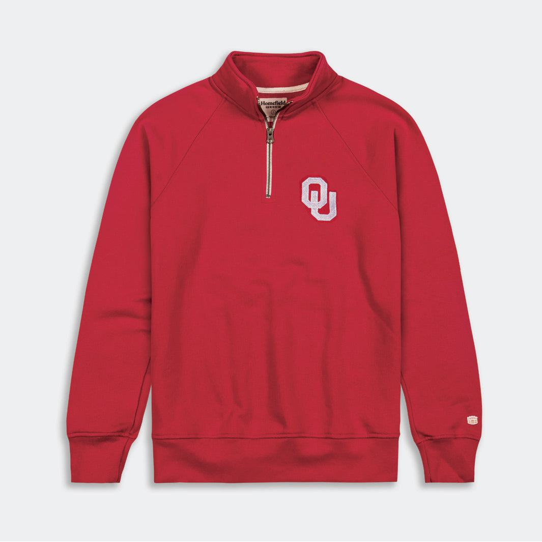 Oklahoma Sooners Logo Quarter Zip