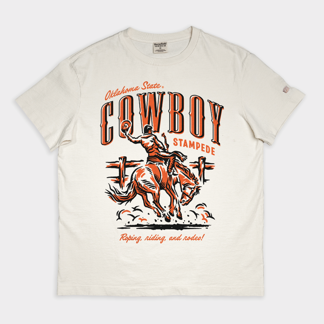 Oklahoma State Cowboy Stampede Vintage Heavyweight Tee | Homefield