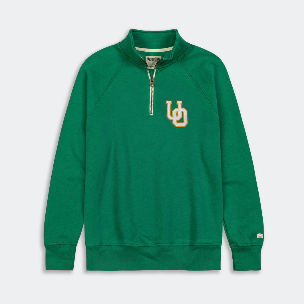 Oregon Ducks Retro Interlocked "UO" Quarter Zip