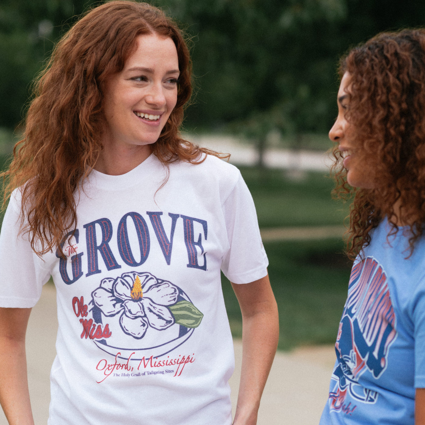 The Grove at Ole Miss Retro Football Tee