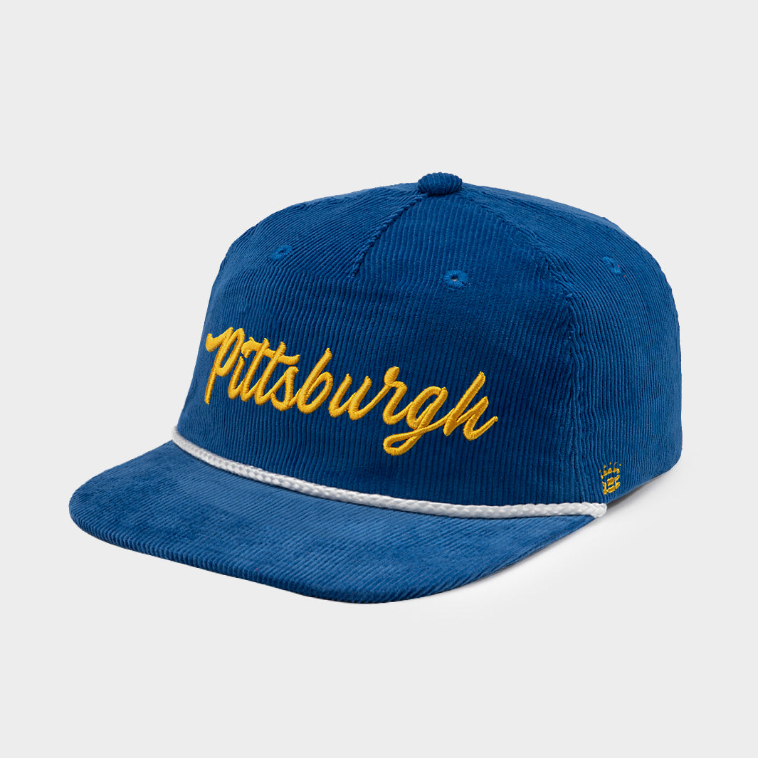 Pitt Panthers Retro-Inspired Script Corduroy Hat