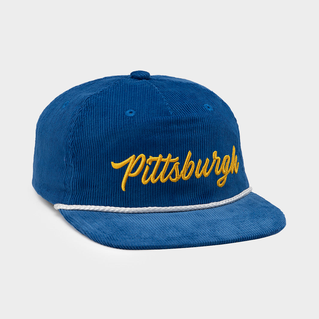 Pitt Panthers Retro-Inspired Script Corduroy Hat