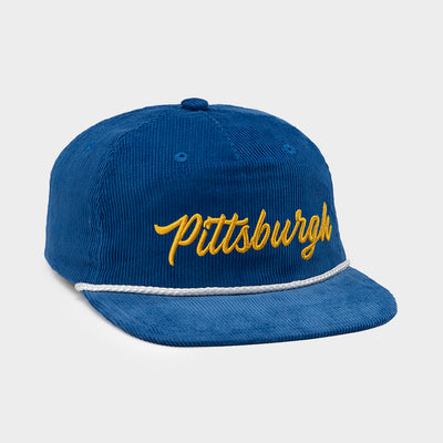 Pitt Panthers Retro-Inspired Script Corduroy Hat