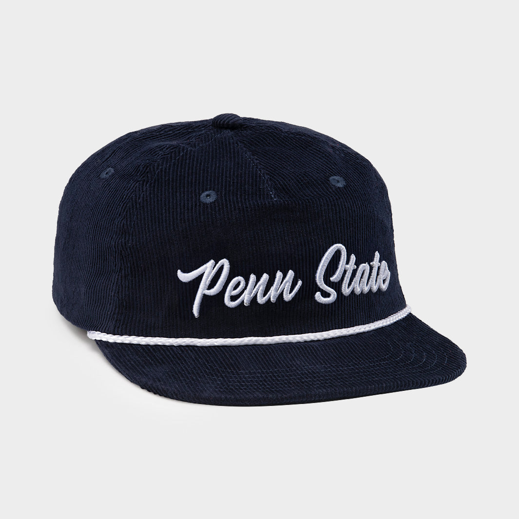 Penn State Retro-Inspired Script Corduroy Hat