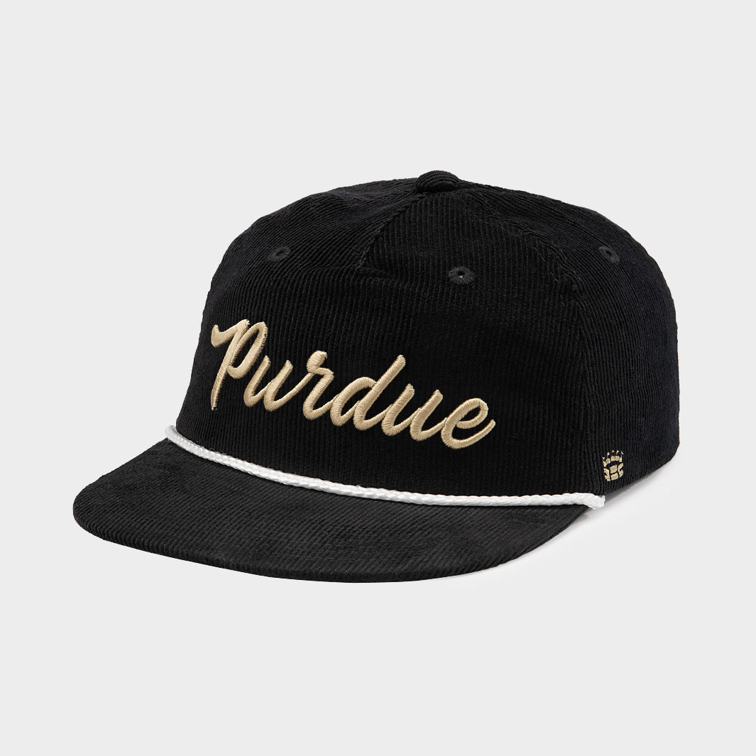 Purdue Boilermakers Retro Script Corduroy Hat