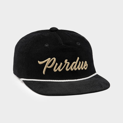 Purdue Boilermakers Retro Script Corduroy Hat