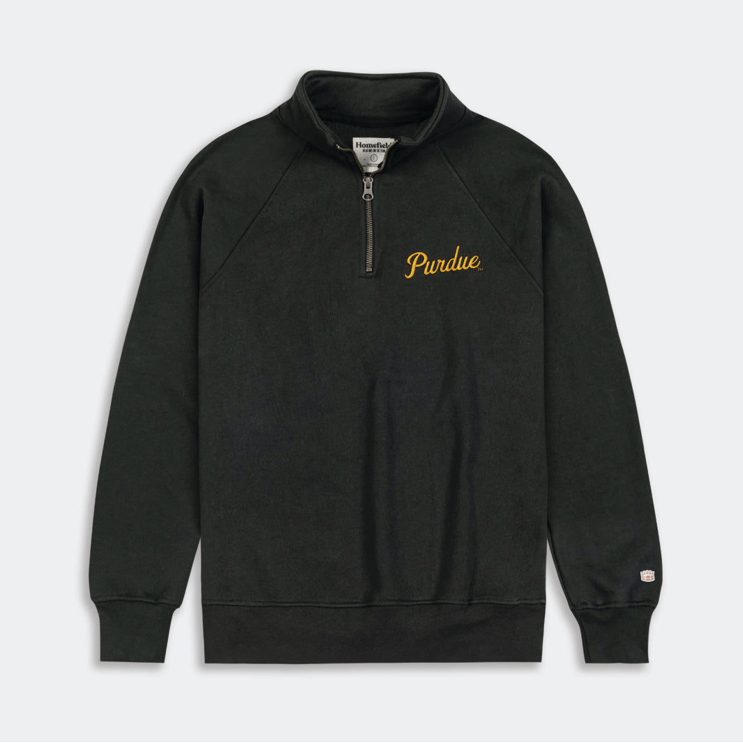 Purdue Boilermakers Script Retro Quarter Zip