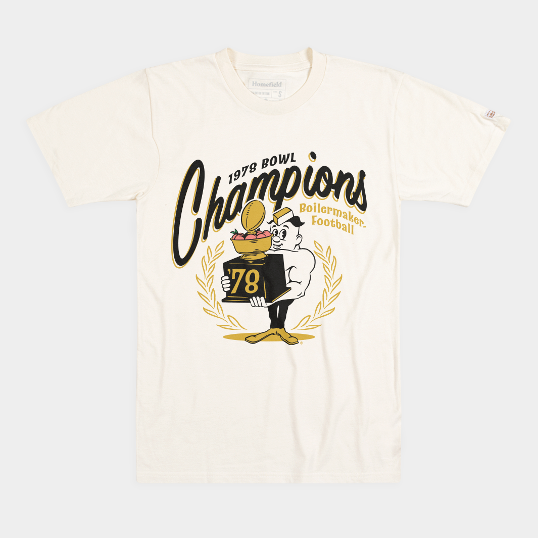 Purdue Football 1978 Peach Bowl Champions Tee