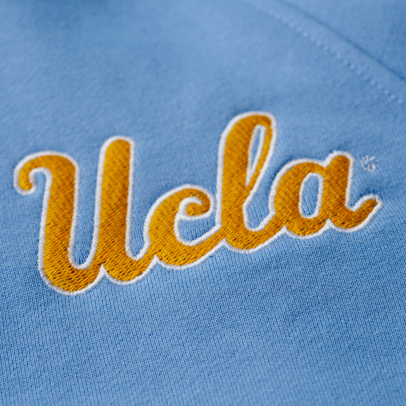 UCLA Script Logo Quarter Zip