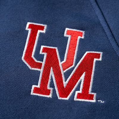 Ole Miss Interlocked "UM" Logo Quarter Zip