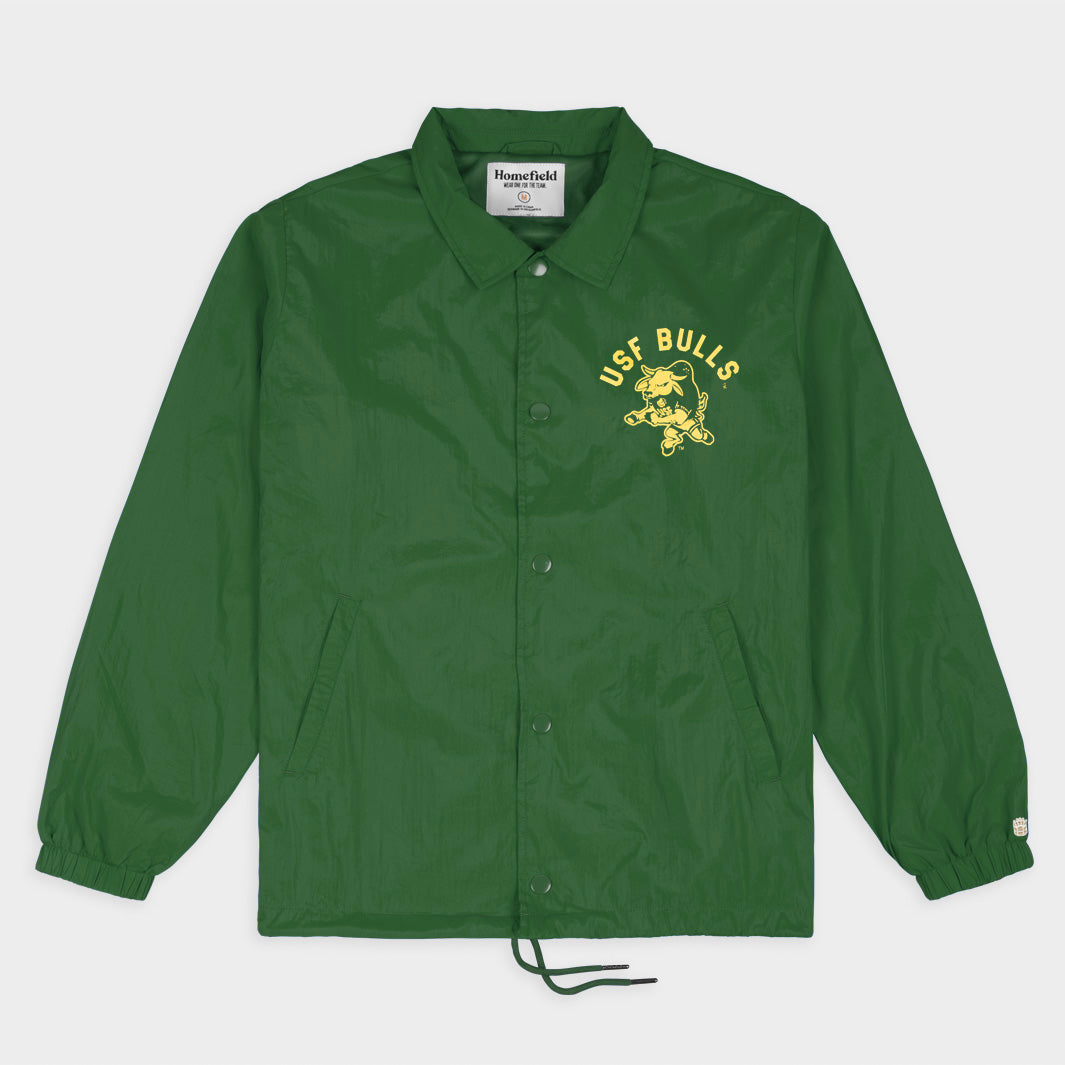 USF Bulls Vintage Golden Brahman Coaches Jacket