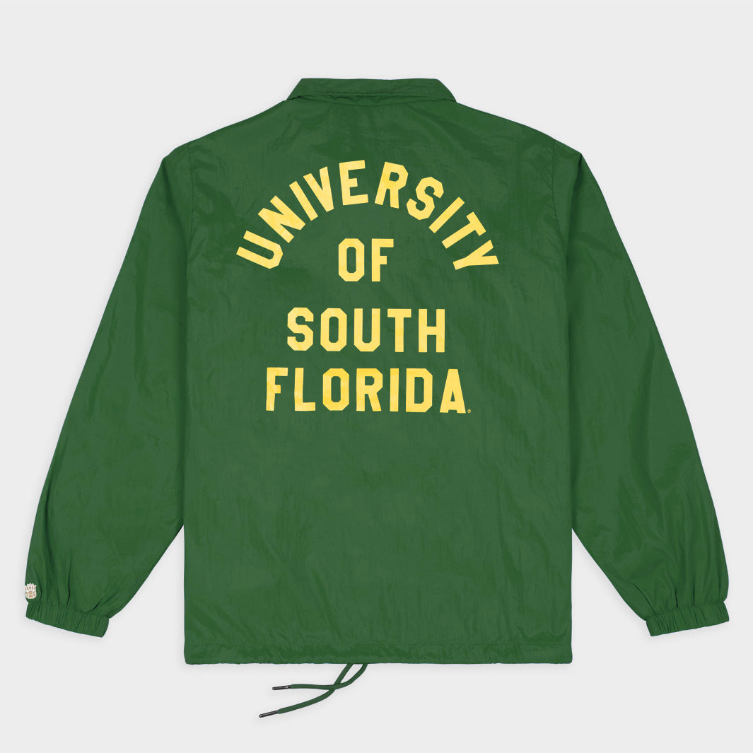 USF Bulls Vintage Golden Brahman Coaches Jacket