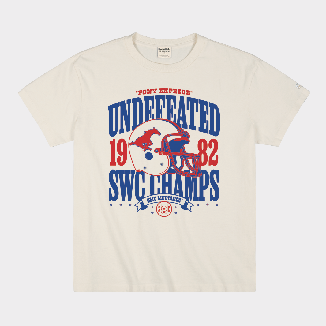 SMU Football 1982 Pony Express Tee