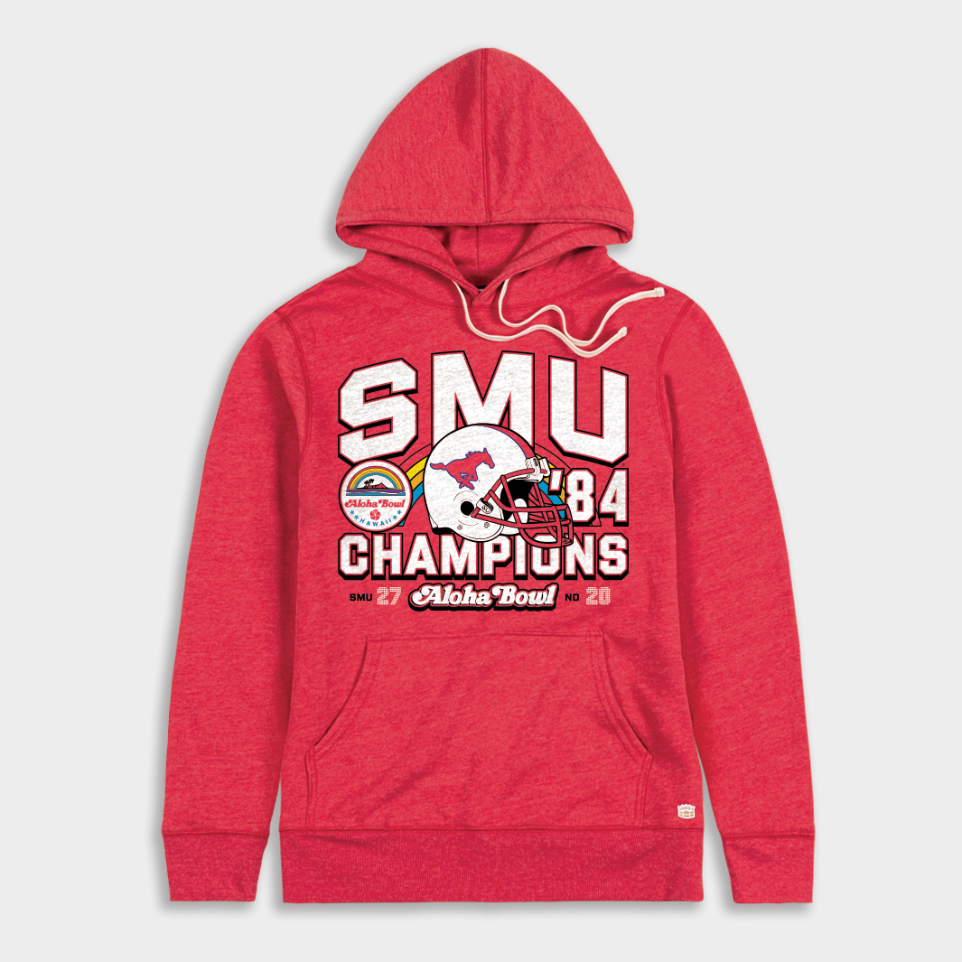 SMU Football 1984 Aloha Bowl Champs Hoodie