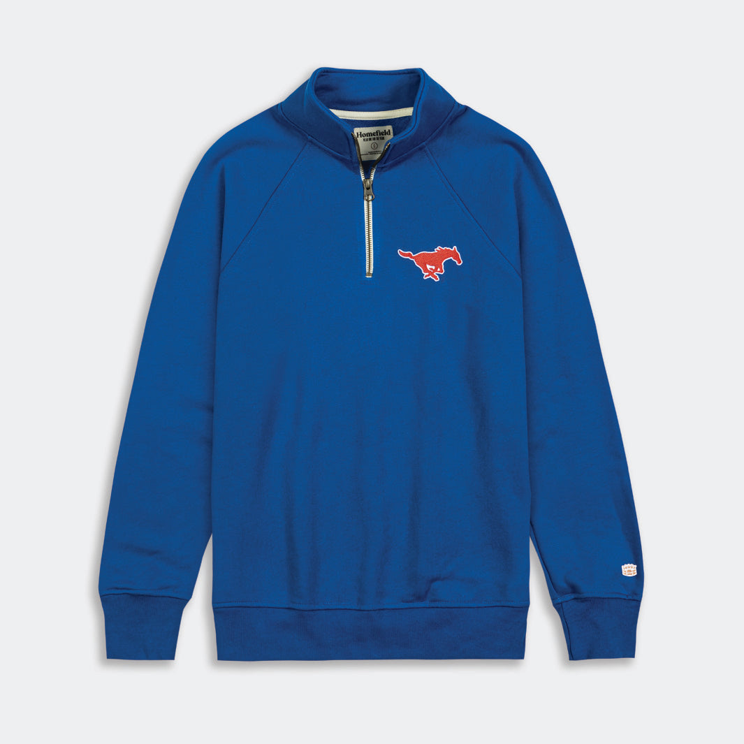 SMU Mustangs Classic Logo Quarter Zip