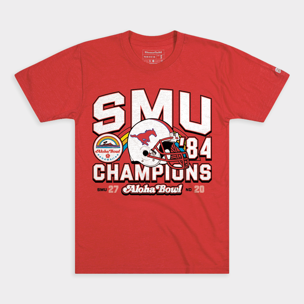 SMU Football 1984 Aloha Bowl Champs Tee