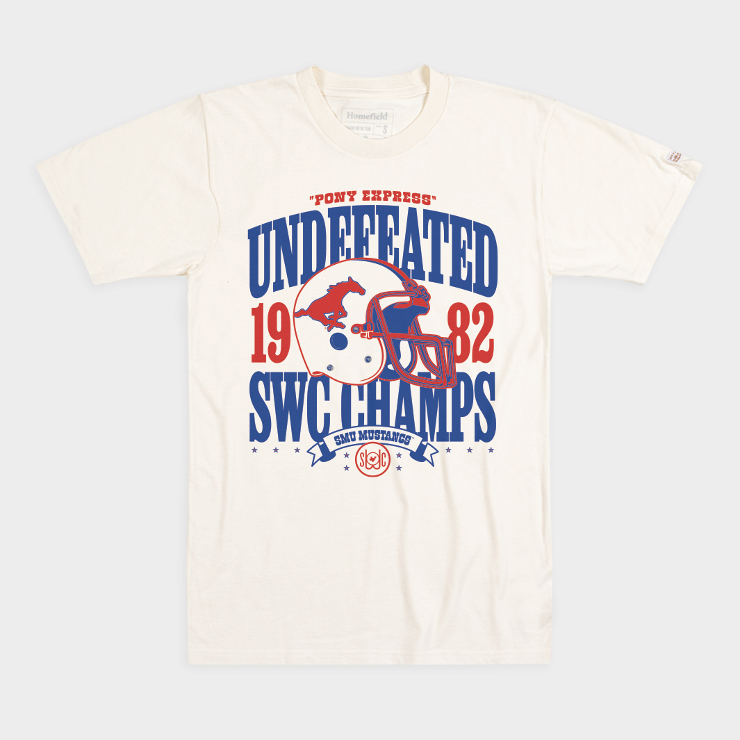 SMU Football 1982 Pony Express Tee