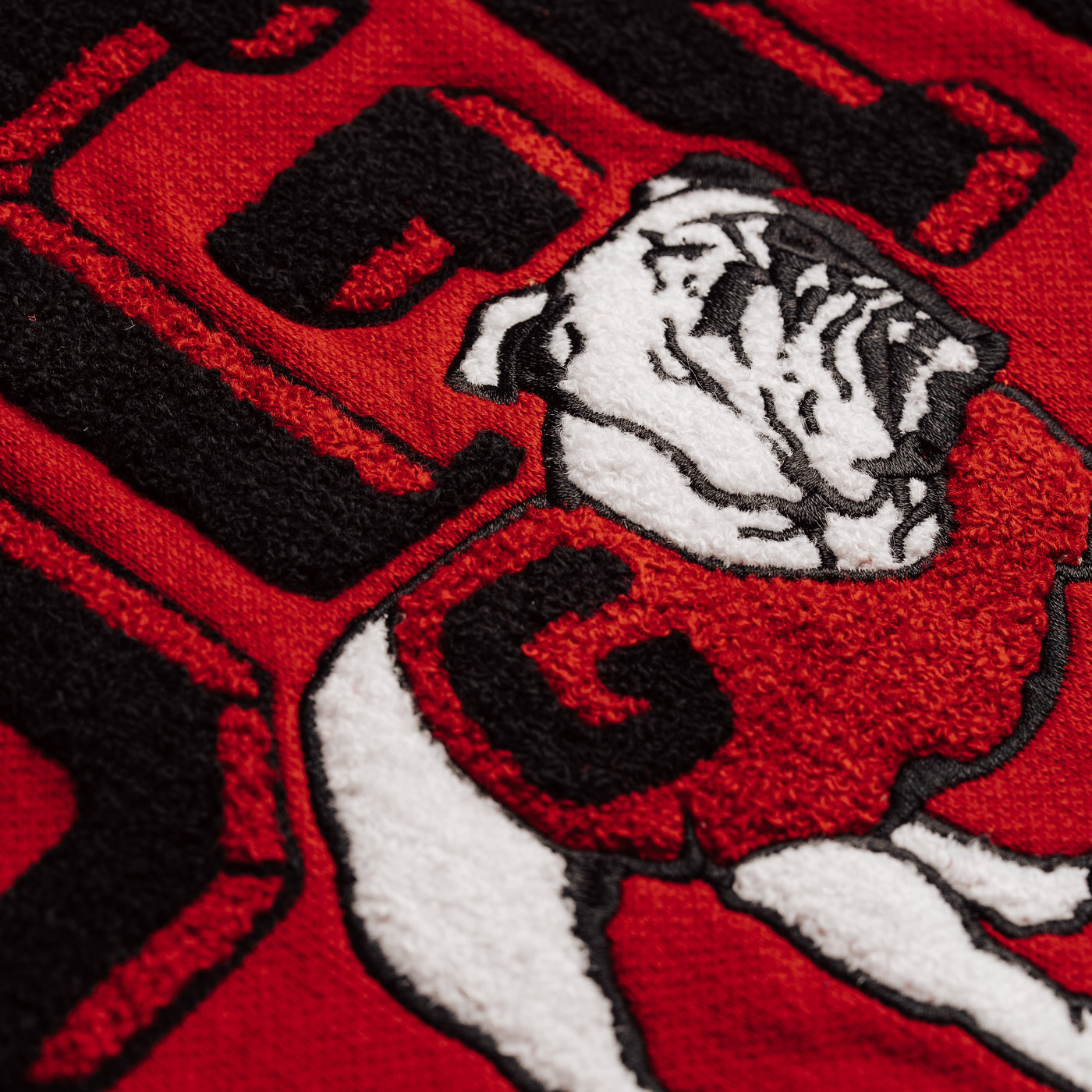 Georgia Bulldogs Retro Logo Patch Sweater