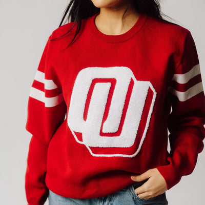 Oklahoma Sooners "Disco" OU Knit Sweater