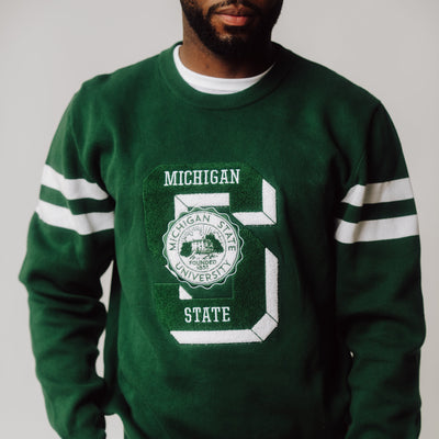 Michigan State Spartans Block "S" Knit Sweater