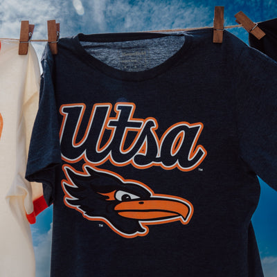 UTSA Roadrunners Vintage Basketball Script Tee