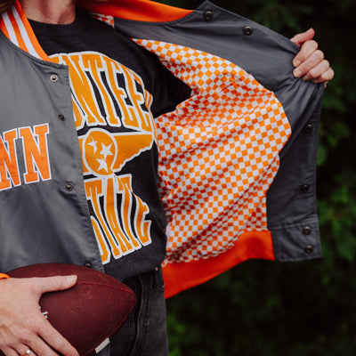 Tennessee Volunteers Football Smokey Grey Bomber Jacket