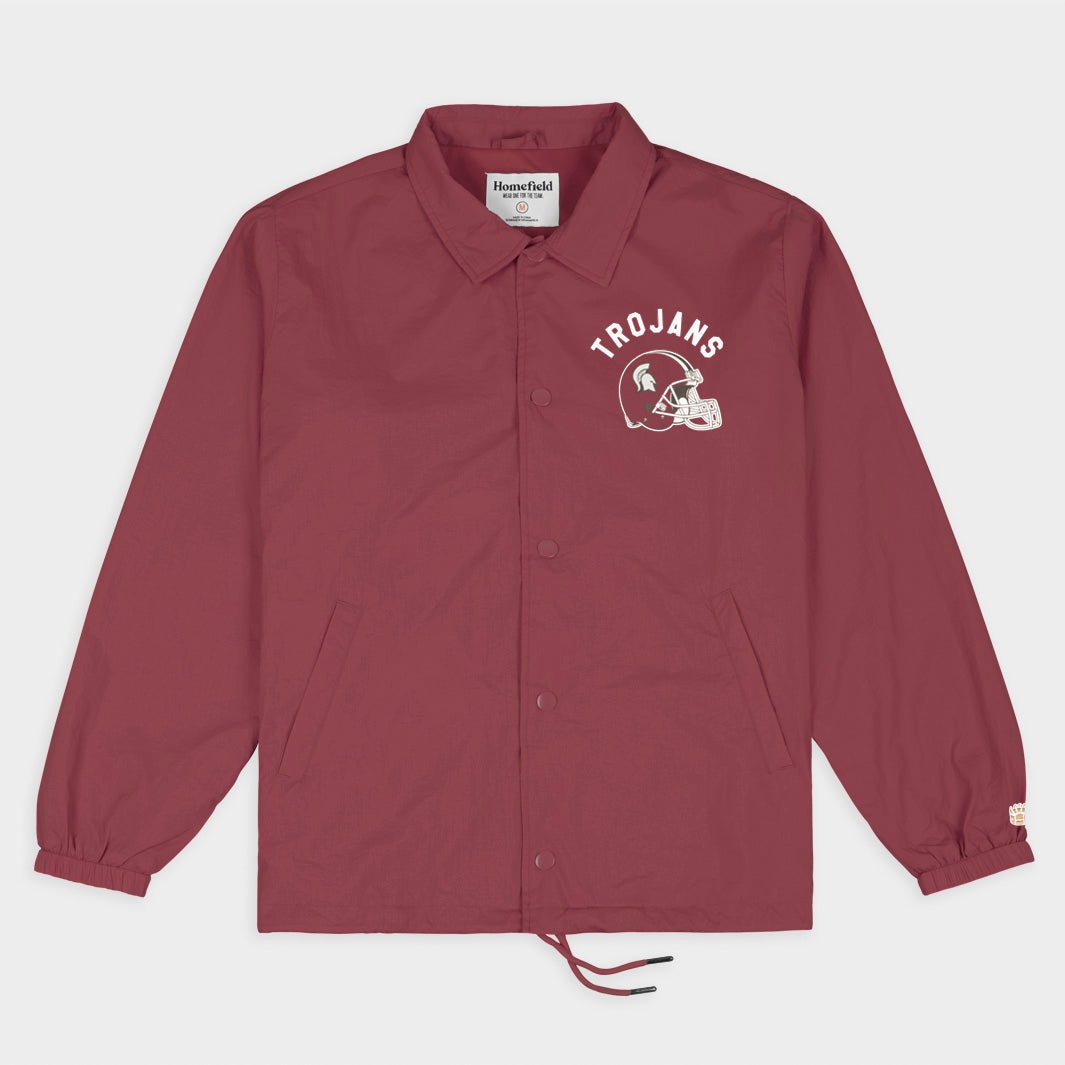 Retro Troy State Trojans Football Coaches Jacket