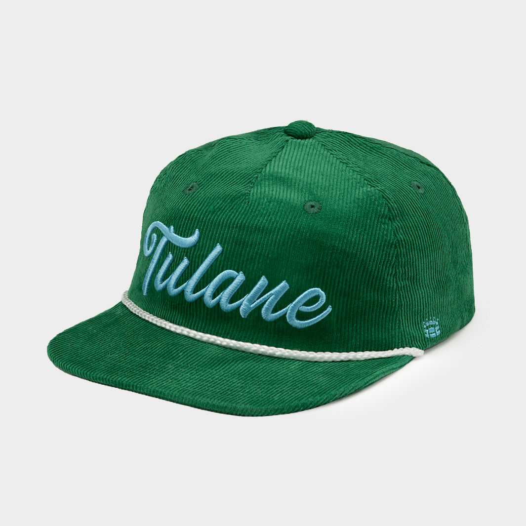 Tulane Green Wave Retro Corduroy Hat