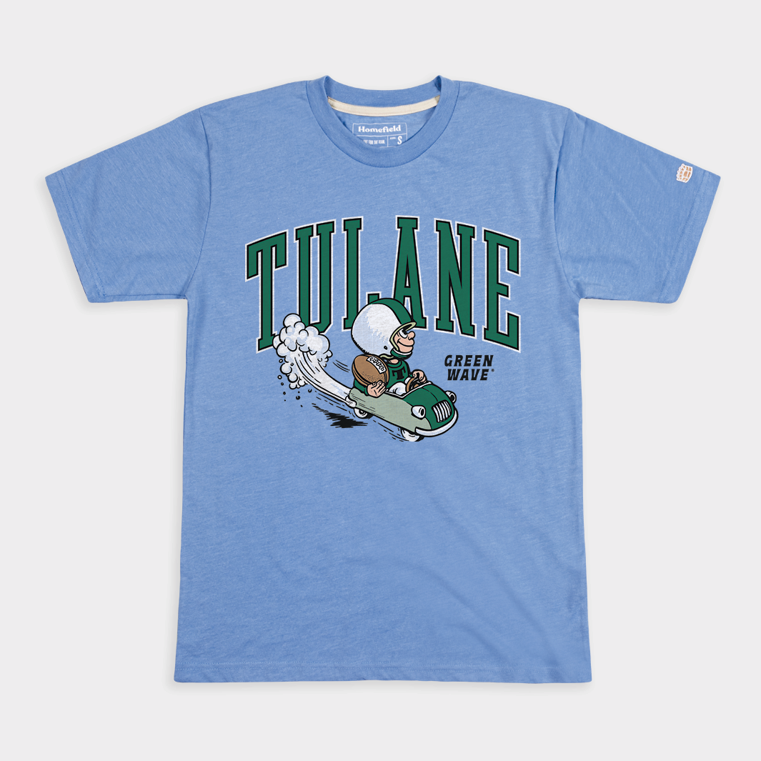 Tulane Football Vintage Greenie Tee | Homefield