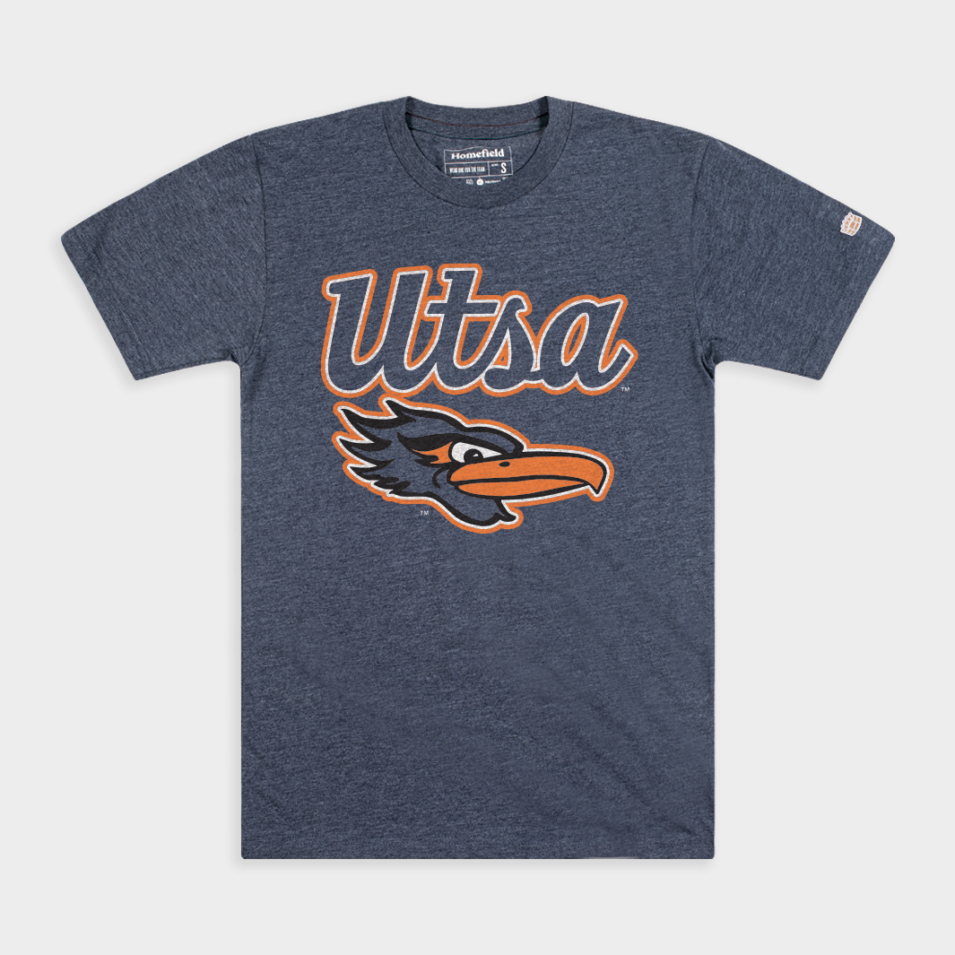 UTSA Roadrunners Vintage Basketball Script Tee