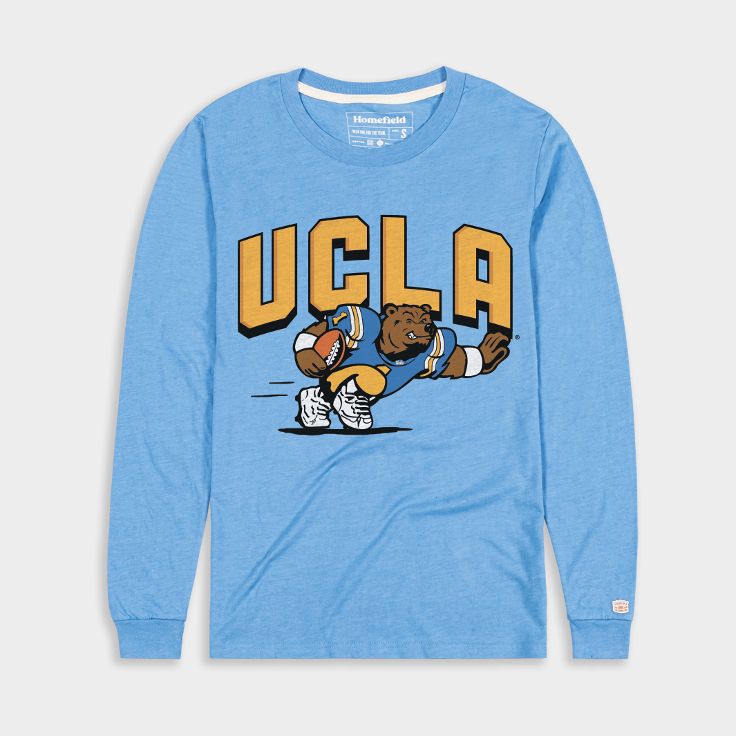 UCLA Bruins Joe Bruin Football Long Sleeve