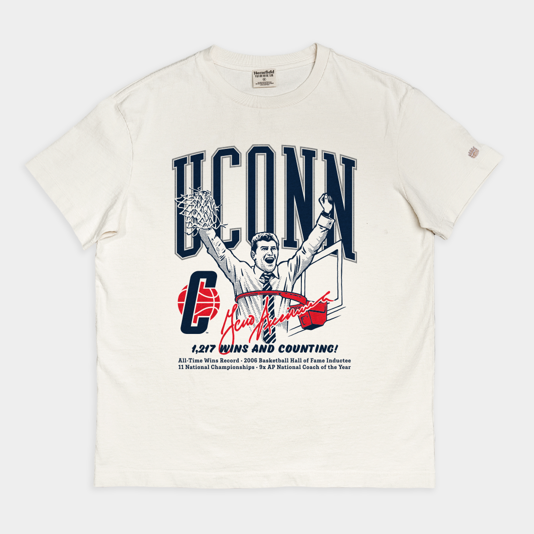 Geno Auriemma Win Record Tee