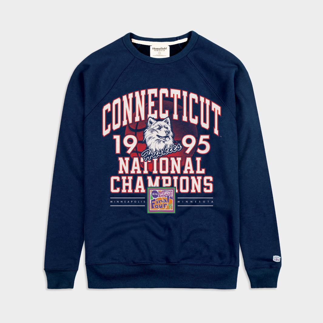 UConn Women's Basketball 1995 NCAA Nat'l Champs Crewneck | Homefield