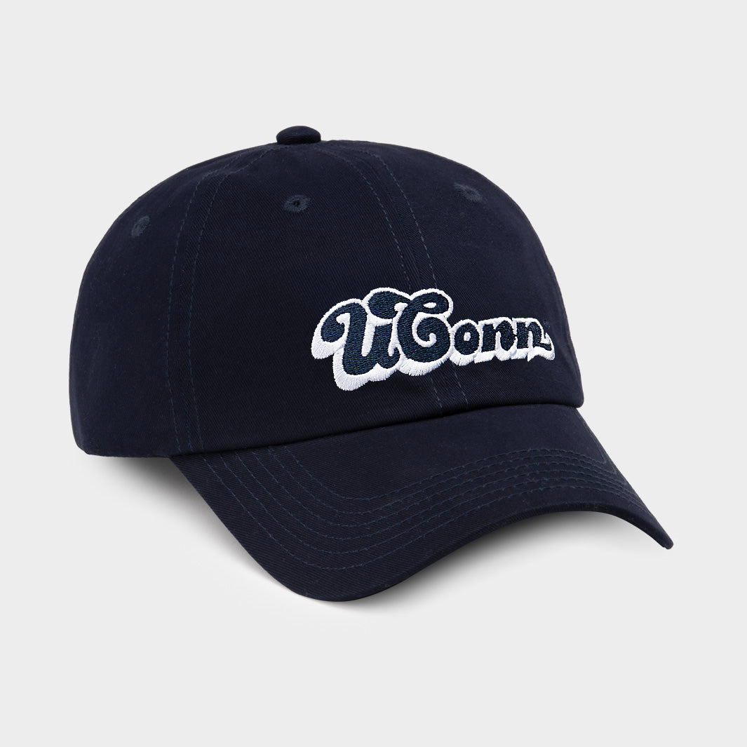 UConn Retro Bubble Script Hat