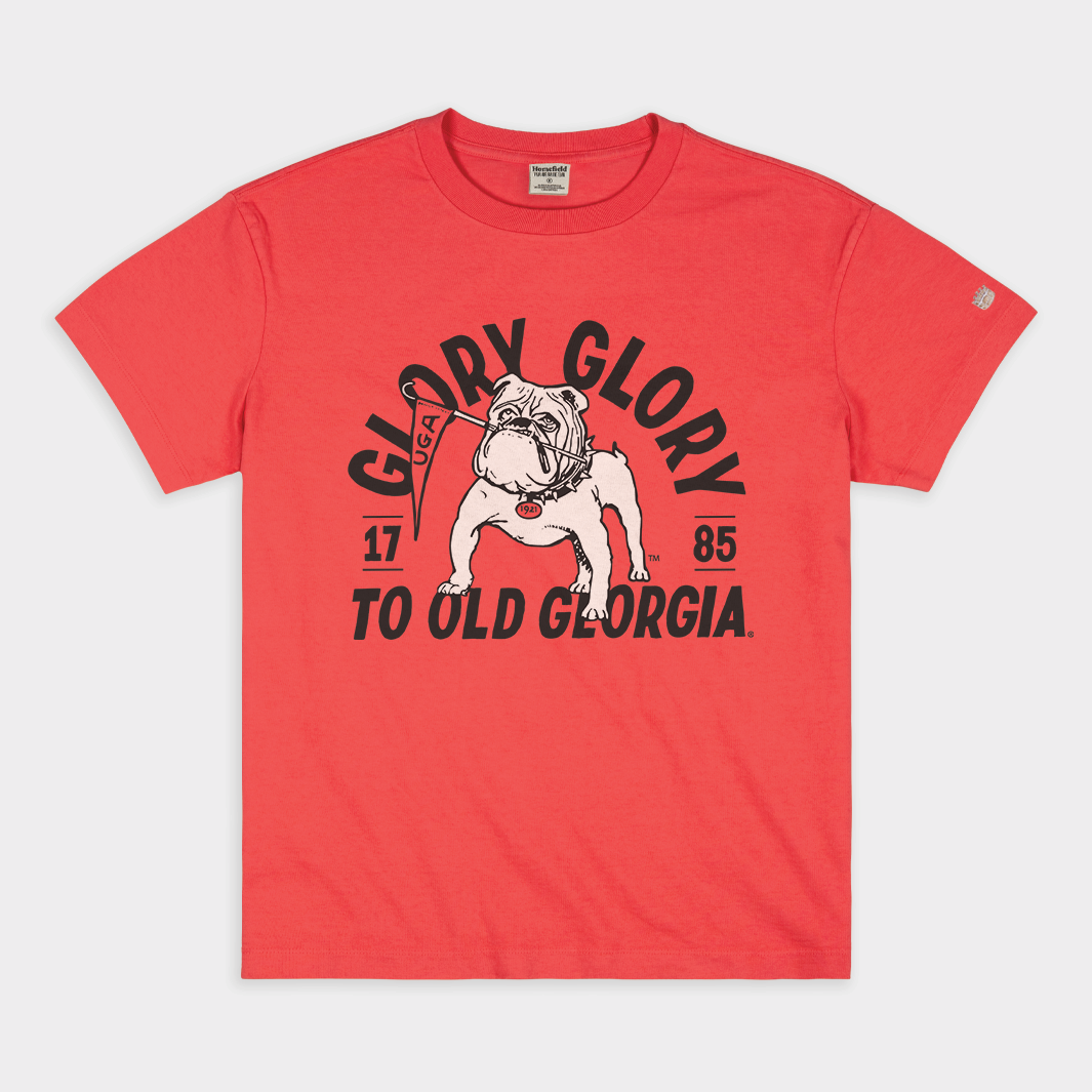 UGA Bulldogs Rally Song Vintage Heavyweight Tee