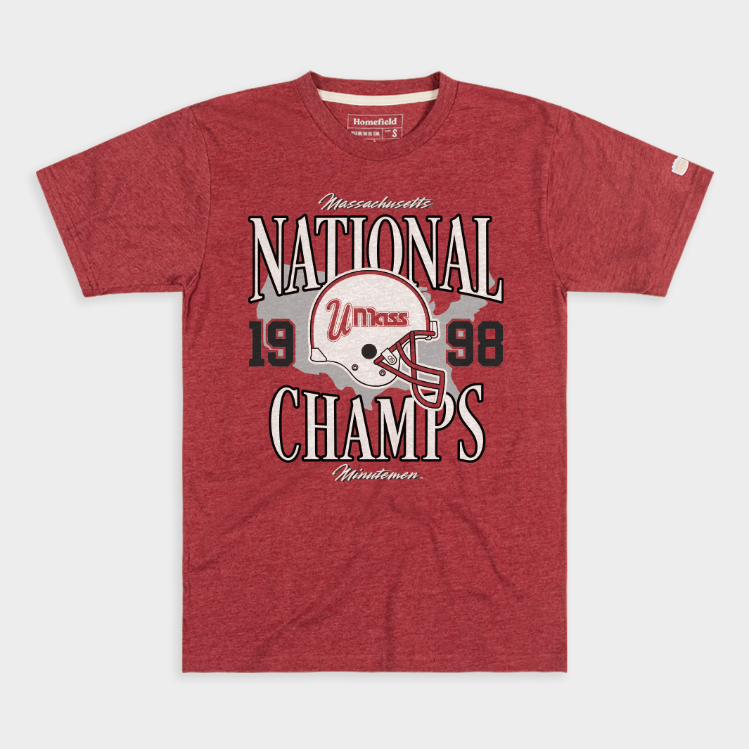 UMass Minutemen 1998 Football Champs Tee | Homefield