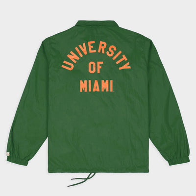 Miami Hurricanes Classic "U" Logo Coaches Jacket