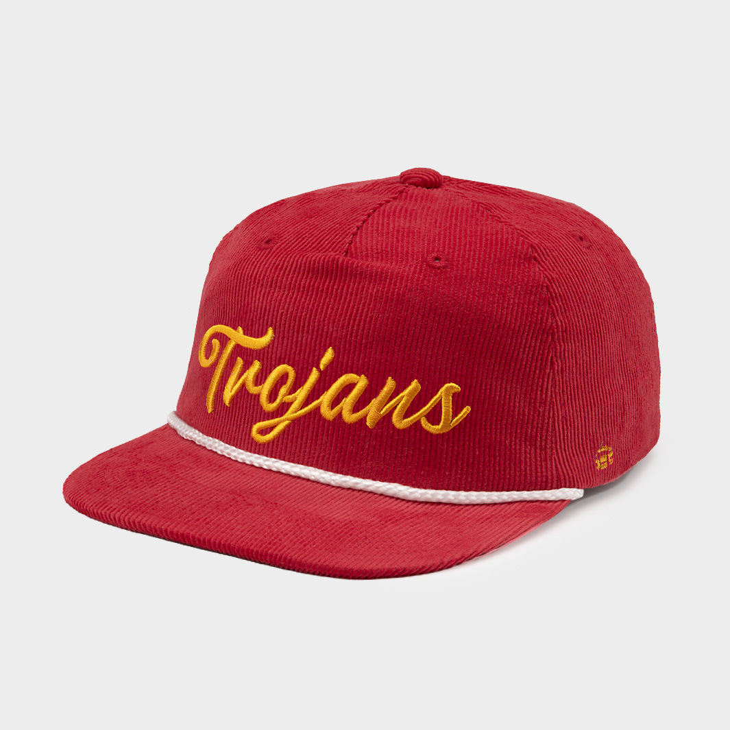 USC Trojans Retro-Inspired Script Corduroy Hat