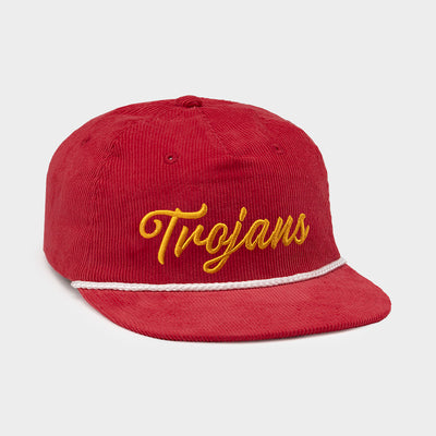 USC Trojans Retro-Inspired Script Corduroy Hat