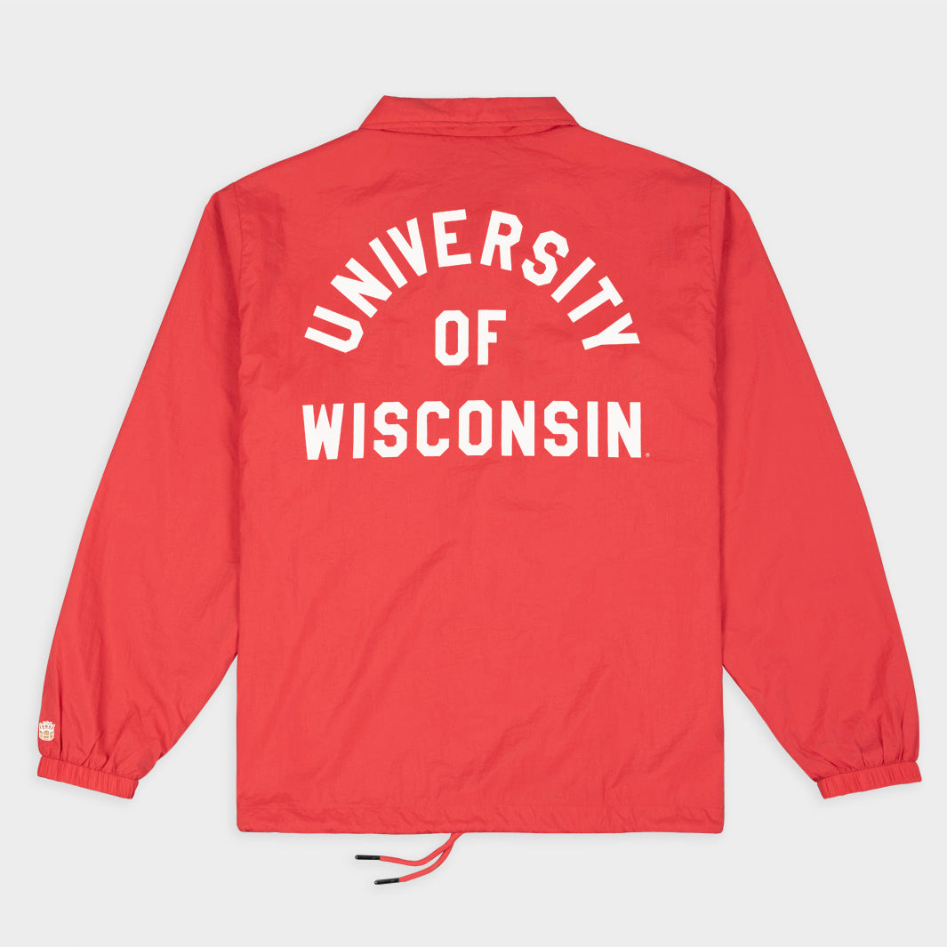 Wisconsin Badgers Vintage Bucky Coaches Jacket