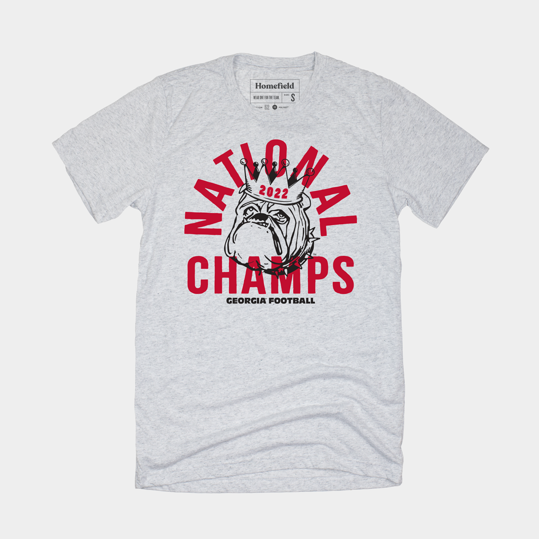 Georgia 2022 National Champs Crown Tee